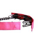 Szöges fojtó nyakörv takaró pink