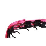 Szöges fojtó nyakörv takaró pink