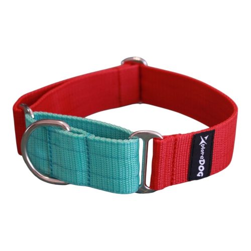 basic félfojtó nyakörv piros-menta