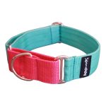 basic félfojtó nyakörv menta-pink