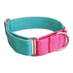 basic félfojtó nyakörv menta-pink