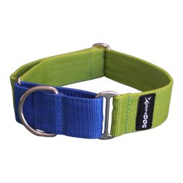 basic félfojtó nyakörv világos zöld-sötétkék