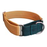 basic félfojtó nyakörv mustár-sötétzöld