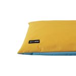 Lazy soft kutyafekhely, világoskék-sárga 