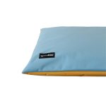 Lazy soft kutyafekhely, világoskék-sárga 