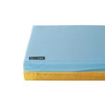 Lazy comfort kutyafekhely, világoskék-sárga