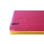 Lazy comfort kutyafekhely, citromsárga-pink