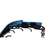 Szöges fojtó nyakörv takaró kék