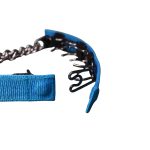 Szöges fojtó nyakörv takaró kék