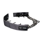 Szöges fojtó nyakörv takaró szürke