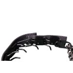 Szöges fojtó nyakörv takaró szürke