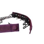 Szöges fojtó nyakörv takaró lila