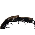 Szöges fojtó nyakörv takaró khaki