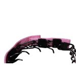 Szöges fojtó nyakörv takaró rózsaszín