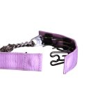 Szöges fojtó nyakörv takaró pink