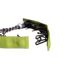 Szöges fojtó nyakörv takaró zöld