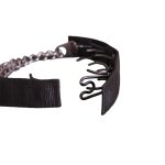 Szöges fojtó nyakörv takaró fekete