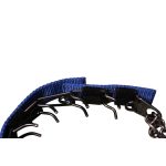 Szöges fojtó nyakörv takaró sötétkék