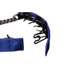 Szöges fojtó nyakörv takaró sötétkék