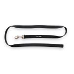 Gumis póráz fekete 150cm