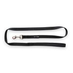 Gumis póráz fekete 100cm