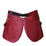 Bordó- fekete tréning szoknya, nyakörv szett