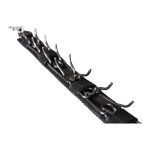 Szöges nyakörv takaró fekete