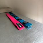 Szöges csatos nyakörv takaró sötétkék