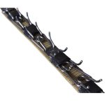 Szöges csatos nyakörv takaró khaki