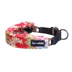 1db 7 szemes  Szöges csatos nyakörv takaró oldalfallal seeg